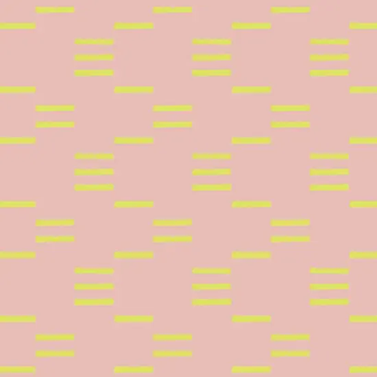 Pink and Yellow Stamp Gift Wrap {3}