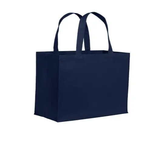 Port Authority&reg; Cotton Canvas Over the-Shoulder Tote {6}