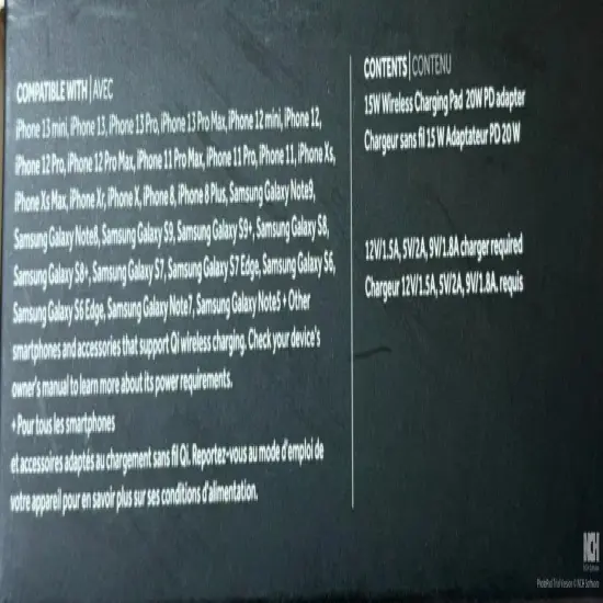 Incipio 15W Wireless Charging Pad & 20W PD Wall Adapter {5}