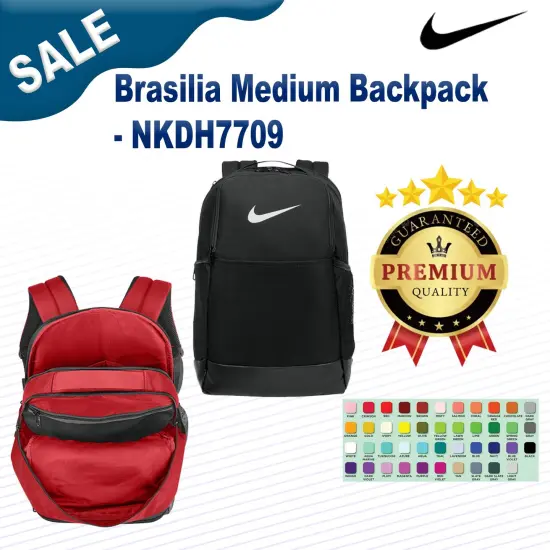 Nike&reg; Brasilia Medium Backpack FlintGrey {2}
