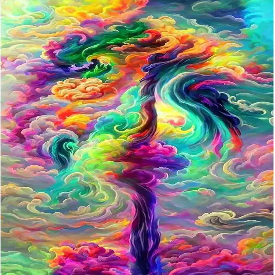 Abstract Large Diamond Painting Kits for Adults (27.6 x 15.7 inch), 5D Diamond Art Full Round Drill DIY Embroidery Pictures Arts Paint by Number Kits for Home Wall Decor {1}