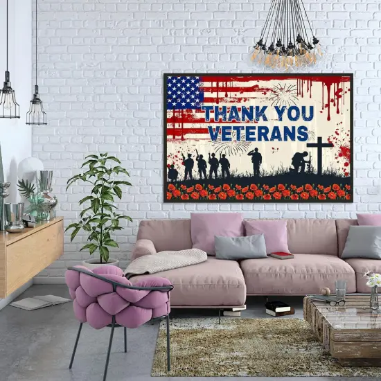 American Flag Diamond Art Kits for Adults {4}