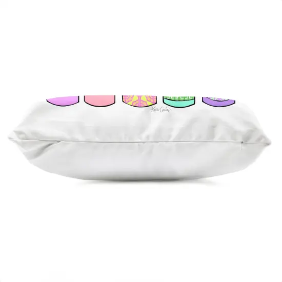 Stupell Industries Patterned Drink Bottles Outdoor Printed Pillow design by Katie Conley, 14 x 7 x 20 {3}