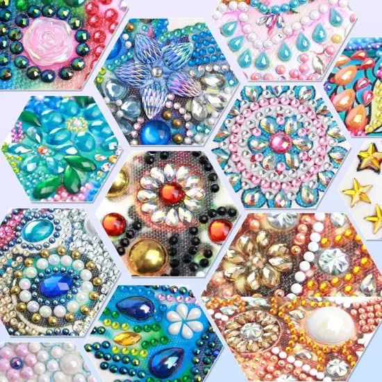 Diamond Art Painting Kit, DIY Colorful Butterfly 5D Special Shape Crystal Diamond Partial Diamond Art Painting Mosaic Making Craft, Suitable for Home Wall Decor Art Holiday Gift {4}