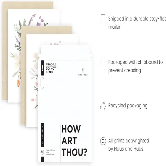 Summer Set of 4 Flower Posters, Wall Decor, Floral Prints, Wall Flower Pictures, Botanical Prints, (Unframed, 8x10) {3}