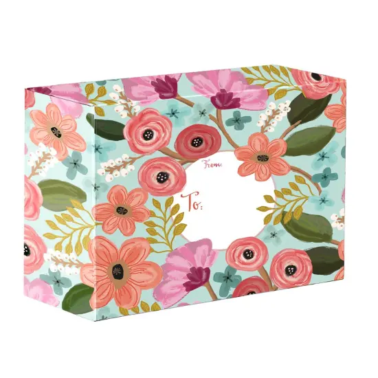Pack/6: Floral Delight Theme Mailing Box - 12 x 6 x 9" {1}