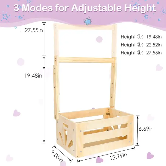 Baby Storage Crate Closet with Adjustable Handle, {5}