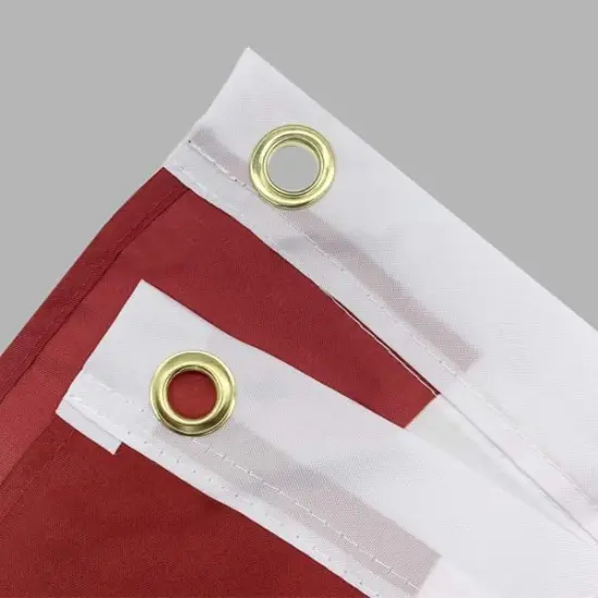 3x6 Ft 4th of July Decorations Memorial Day American flags Bunting Flags outdoor- Half Fan Banner Pleated Patriotic flag USA Flags 3-Pack {4}