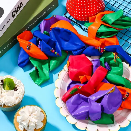 45Pcs Mexican Party Balloons - Fiesta Taco Cinco De Mayo Decoration for Mexico Carnivals, Festivals, Wedding, Birthday Party Supplies {3}