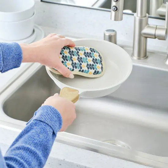 Colorful Leaves Reusable Scrubbies, Set of 4 {5}