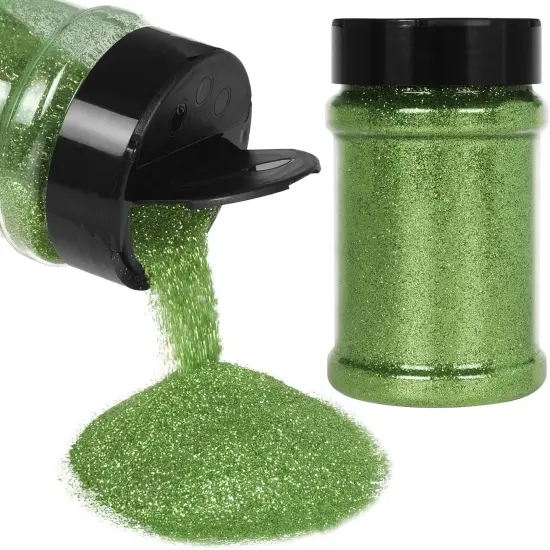 Extra Fine Olive Green Glitter, 1/96" Craft Resin Glitter Powder 5.29oz/150g PET Flakes Crafts Sequins for Nail Art, Hair, Epoxy Resin, Tumblers, Slime, Painting, Festival Decor {1}
