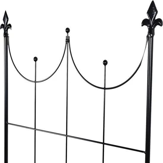 Larger Garden Trellis Plant Support Wire Lattice Grid Panel Stake Fence, 70"x20" {3}