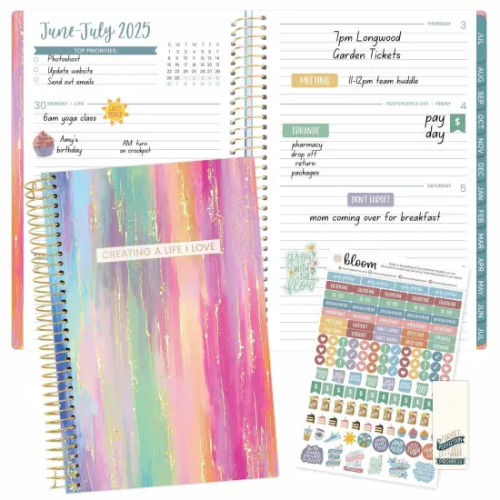 bloom daily planners 2025-26 Academic Planner, Soft Cover, 5.5" x 8.25"Creating A Life I Love {3}
