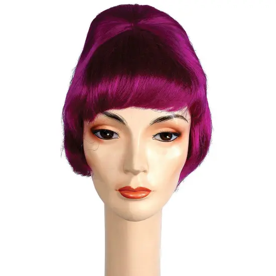 Spitcurl Bright Purple Wig {6}