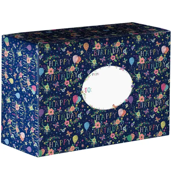 Pack/6: Beautiful Birthday Theme Mailing Box - 12 x 6 x 9" {1}