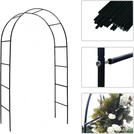 Outdoor Flower Garden Arch Trellis {3}