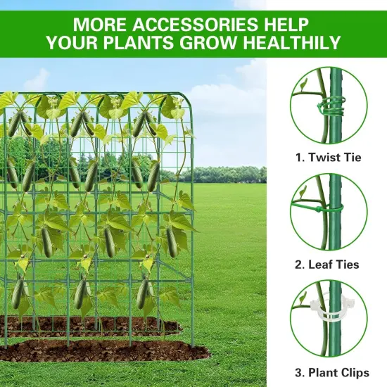 Garden Cucumber Trellis for Raised Bed, 65"&times;50" {2}