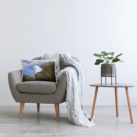 Stupell Industries Eagle Overlook from Tree Top Decorative Printed Pillow design by Paul Brent, 14 x 7 x 20 {3}