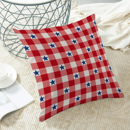 Throw Pillows Memorial Day Independence Day Outdoor Decorative Pillowcase Linen Cushion Cases for Bed Sofa Couch {4}