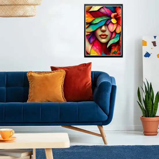 Diamond Painting Kits for Adults, Complete Flowers Diamond Dots Set for Creative Expression, Full Drill Mouth 5D DIY Diamond Art Kits, Great for Art Lovers and Gift Ideas, 12x16inch Canvas {4}