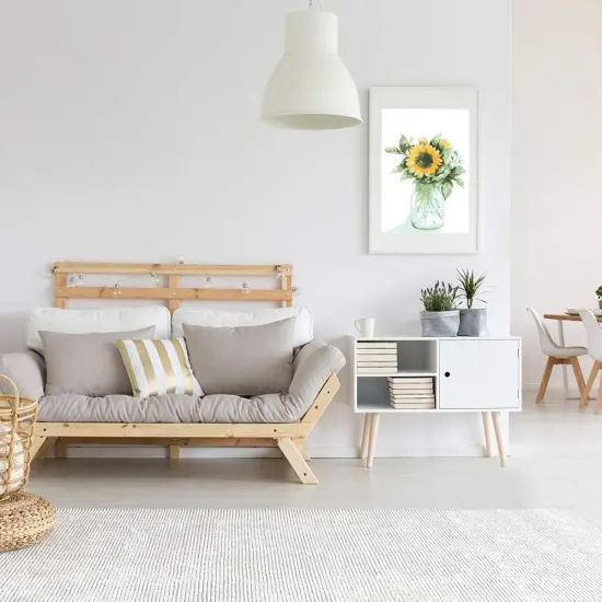 Paint by Numbers Kit for Adults Beginner & Kids Ages 8-12 with Wooden Frame Easy Acrylic on Canvas 9x12 inch with Paints and Brushes, Vase Sunflower(Include Framed) {2}