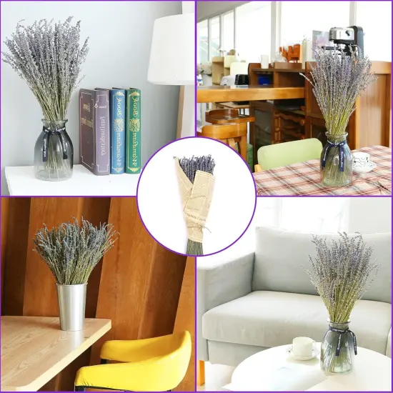 Dried Lavender Flowers Bundles 100% Natural Real Dry Flower for Home Decorations,Home Fragrance 350+ Stems {4}
