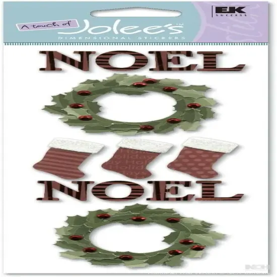 Jolee's Boutique Noel Wreath Dimensional Stickers {1}