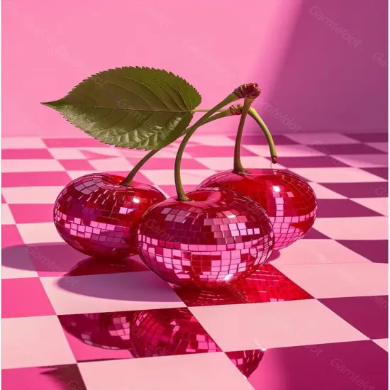 Diamond Art Kits for Adults,Cherry Diamond Art Diamond Painting Kit,5D Diamond Painting DIY Full Drill Diamond Dots Diamond Painting with Tools,Gem Craft for Home Wall Decor Gift-12x16in {1}