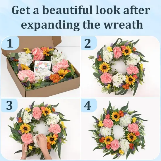 Spring Wreaths for Front Door {4}