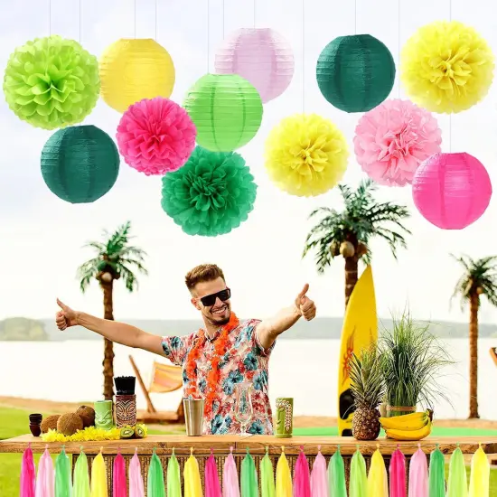 15pcs Hawaiian-Summer Pool Party-Decorations {5}