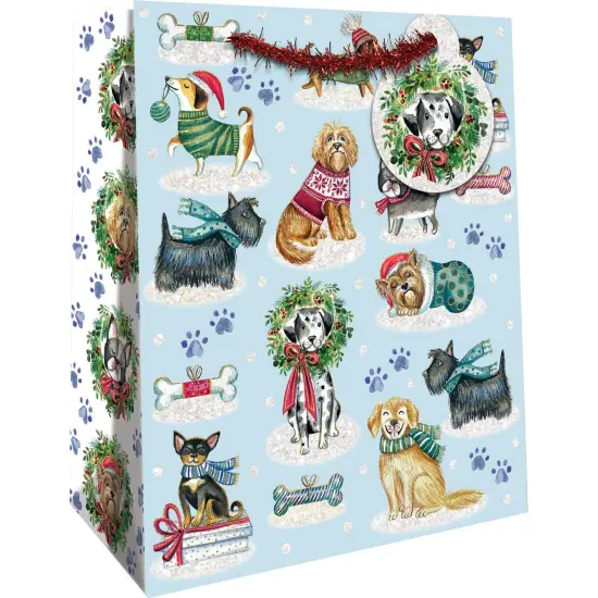 Pack/6: Dashing Dogs Gift Bag {1}