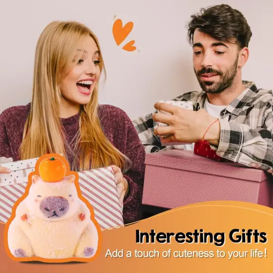 LET'S RESIN 4 Pcs Capybara Silicone Molds for Taba Squishy, Resin Casting, Effortless Demolding Molds for Stress Relief DIY Decompression Gift Home Decor {6}