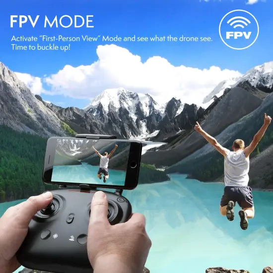 Force1 U49WF FPV Drone with Camera for Adults {4}