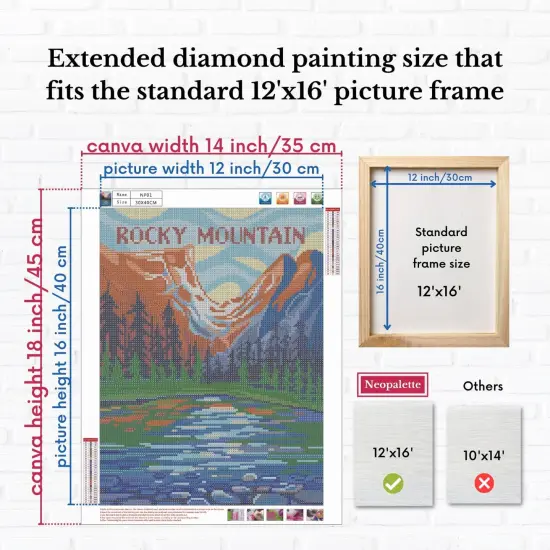 Diamond Painting Kits for Adults, Art and Craft, Full Drill Diamond Painting Abstract and Ornaments, DIY 5D Diamond Art Craft (Acadia) {4}