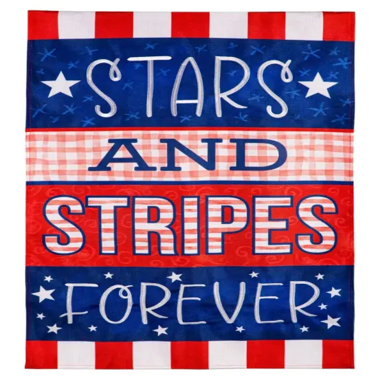 Stars and Stripes Forever Banner 2 Sided Flag {1}