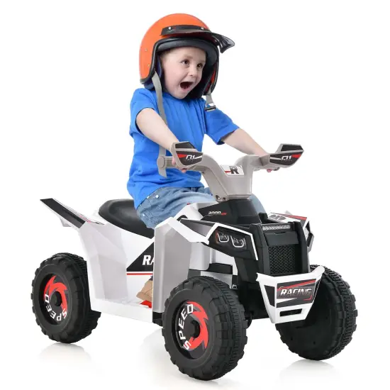 Costway Kids Ride on ATV 4 Wheeler Quad Toy Car 6V Battery Powered Motorized Toy {7}