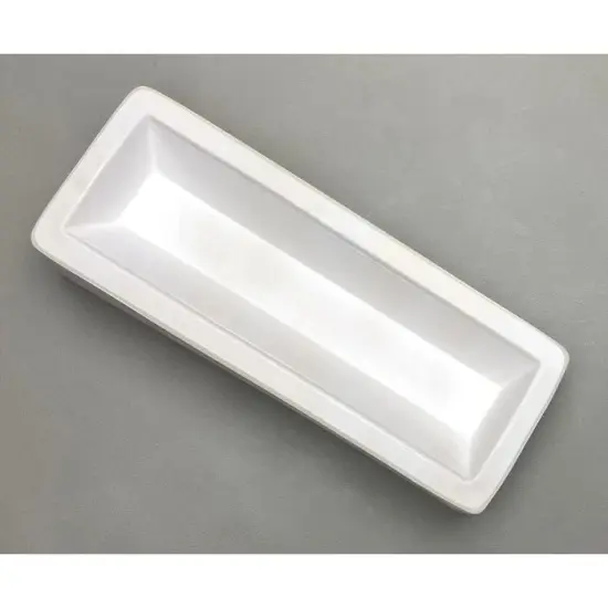 9.5" x 4" x 2.5" Hexagon Pattern Bar Dam Frit Casting Glass Fusing Kiln Mold {2}