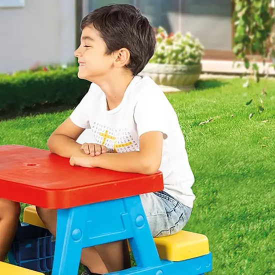 Dolu Toys - Children's Picnic Table With 4 Benches {6}