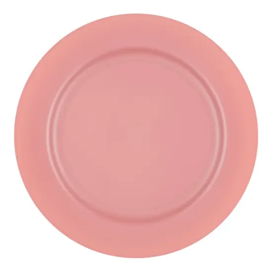 Matte Fuchsia Round Disposable Plastic Appetizer/Salad Plates - 7.5" (120 Plates) {2}