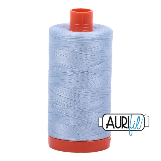 Light Robins Egg (2710) | 50wt Large Spool (1300M / 1422Y) | Aurifil Thread {1}