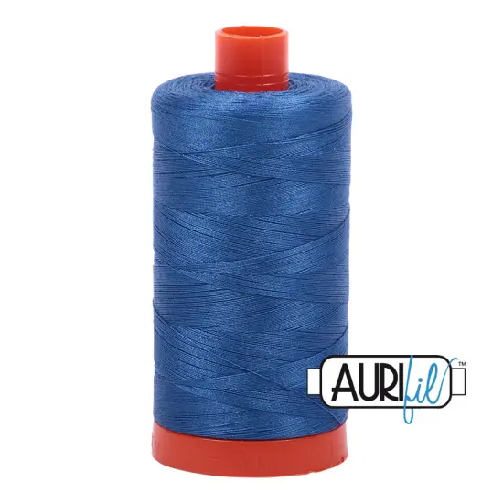 Delft Blue (2730) | 50wt Large Spool (1300M / 1422Y) | Aurifil Thread {1}