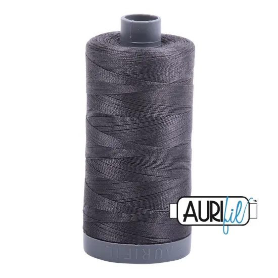 Dark Pewter (2630) | 28wt Large Spool (750M / 820Y) | Aurifil Thread {1}
