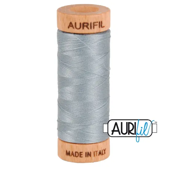 Light Blue Grey (2610) | 80wt Small Spool (274M / 300Y) | Aurifil Thread {1}