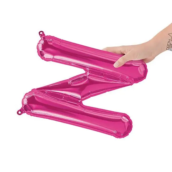 NorthStar Balloons&reg; 16 Inch Letter N Magenta Air Fill Only {5}