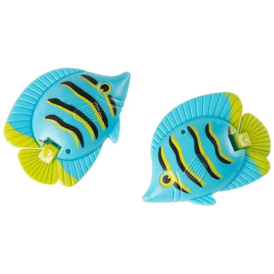 BLUE PANDA Pool Dive & Catch Fish Set - 13-Piece Plastic Fish & Net - Swimming Pool Fun & Fishing Activity for Kids Ages 3-14 {7}