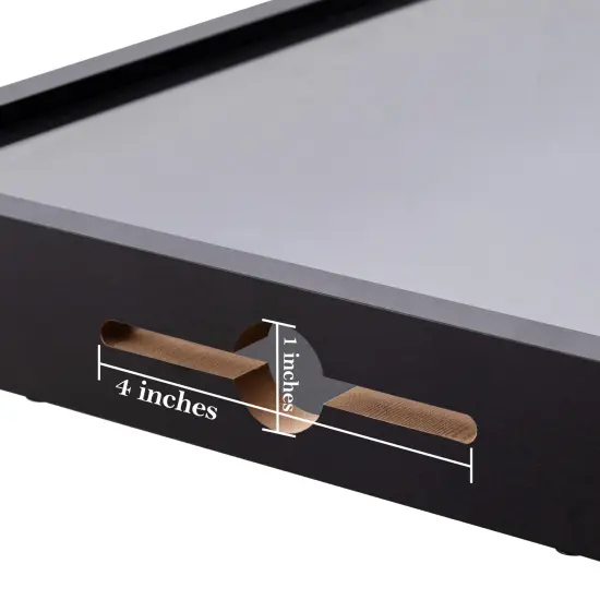 8x10 Inch Shadow Box with Real Glass Cover and Top Slot, Display Case Frame for Tickets, Flower, Pictures, Black {4}