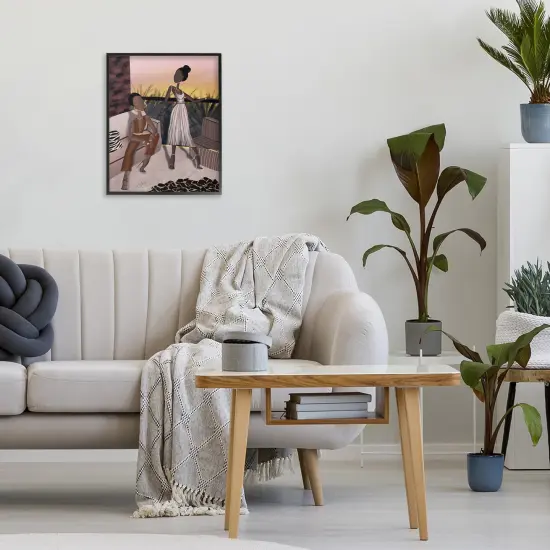 Stupell Industries Sunset Sisters Scenic View Framed Giclee, design by Sierra Siler {2}