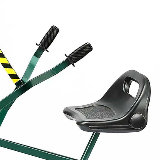 Trimate: Sandbox Excavator - Hunter Green - Metal Outdoor Digging & Lifting Toy, 360 Swivel Seat, 2-Handed Controls, 110 lbs Limit, Kids Ages 3+ {7}