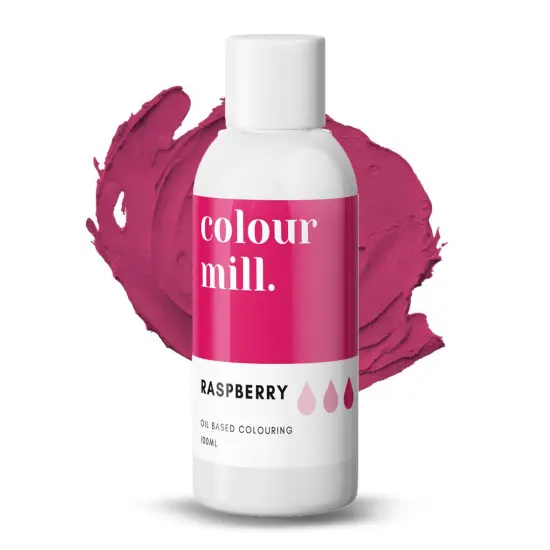Raspberry Oil Based Food Coloring 100ml for Buttercream Cake Gel Vegan Halal Certified {2}