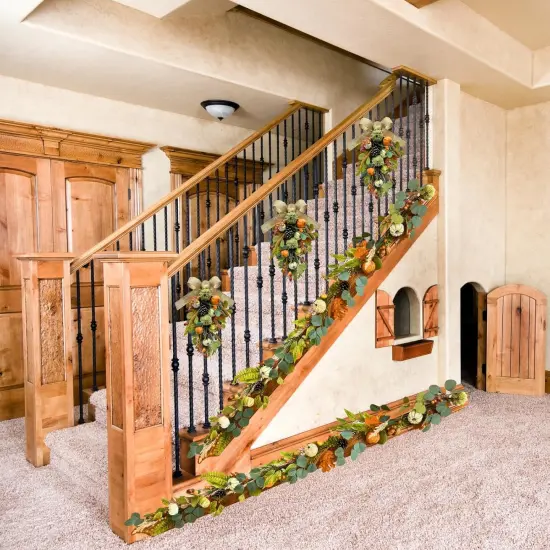 Fall Teardrop Wreath {5}